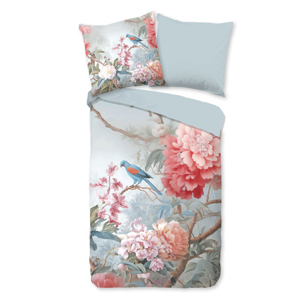 Good Morning Cotton Abstract Duvet Cover with Pillowcases Wayfair.co.uk